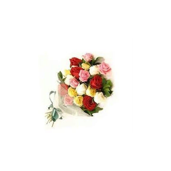 18 MIX ROSES HAND BOUQUET