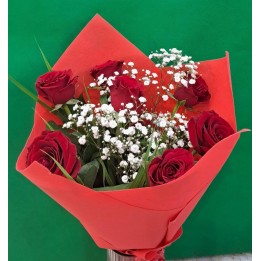 Bouquet Of 7 Red Roses
