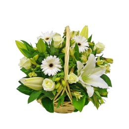 Arrangement of White Flowers