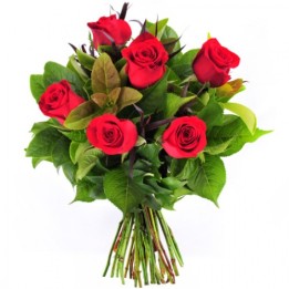 Six roses