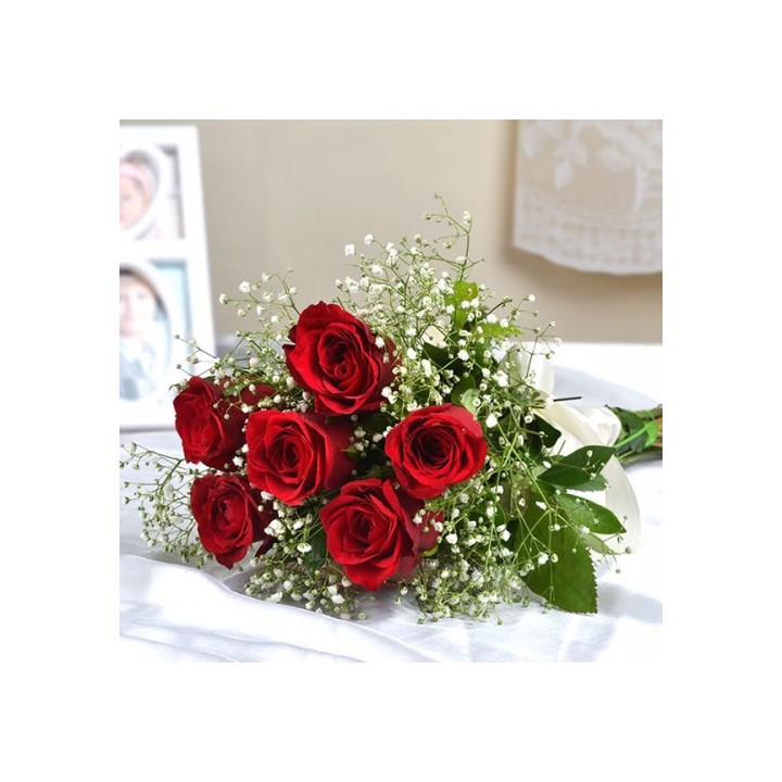 Six roses