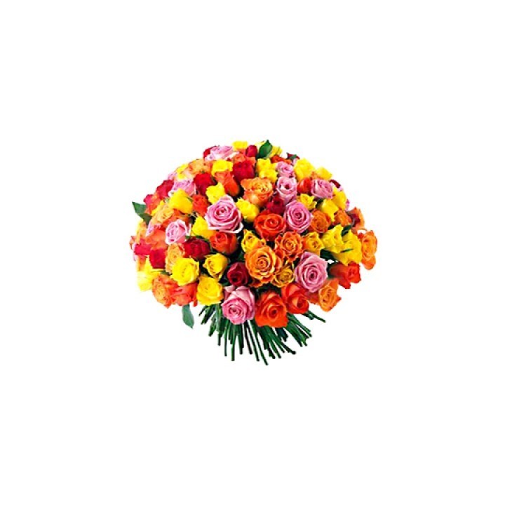 50 MIX ROSES BUNCH / Hand Bouquet
