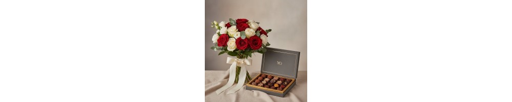 گل همراه با شکلات | ارسال گل به دبی — FlowersToDubai