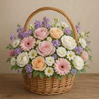 basket ng bulaklak