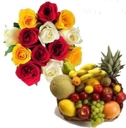 12 LA COMBINACIÓN DE ROSA CON 2 KG DE FRUTA ... 