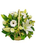 Arrangement of White Flowers