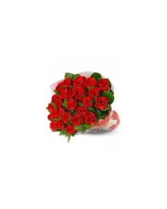 Bouquet de 25 roses rouges