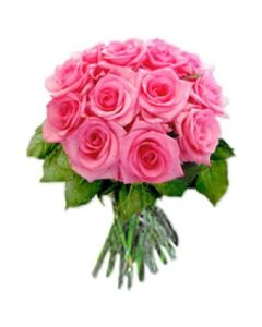 Pink Roses Bouquet 50 Flowers