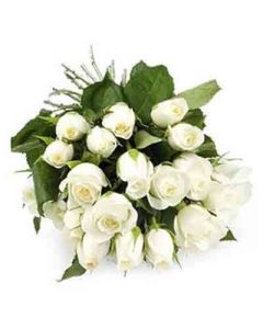 Un Bouquet De Roses Blanches Bouquet De 30 Couleurs