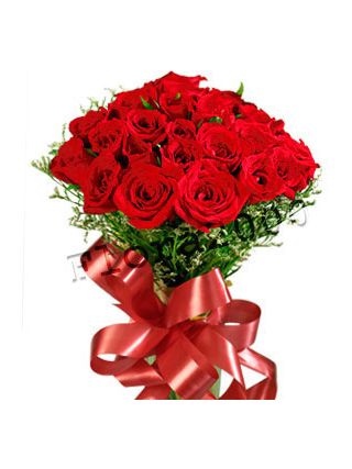 25 Red Roses Bouquet - Fresh Flowers Dubai