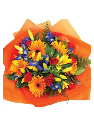 Bright Round Bouquet - Fresh Flowers Dubai