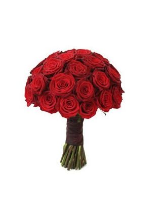 Bunch of Blooming Red Roses 2 dozen red roses - Fresh Flowers Dubai