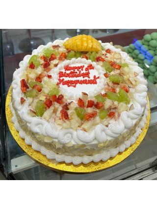 Fresh careem cake with fresh pineapple - Fresh Flowers Dubai
