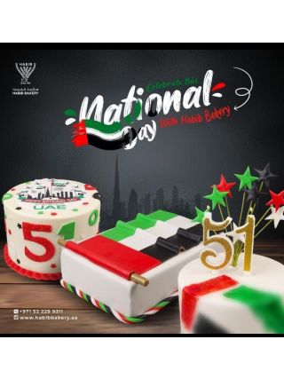 National day cake  - Fresh Flowers Dubai