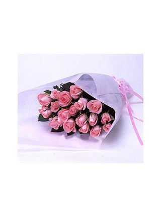 Nineteen pink roses  - Fresh Flowers Dubai
