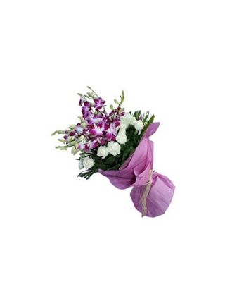 Orchids and Roses - Fresh Flowers Dubai