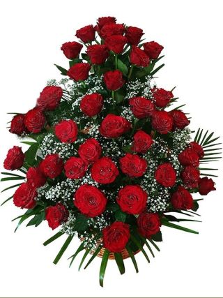 Red Rose Flower Arrangement 101 roses - Fresh Flowers Dubai