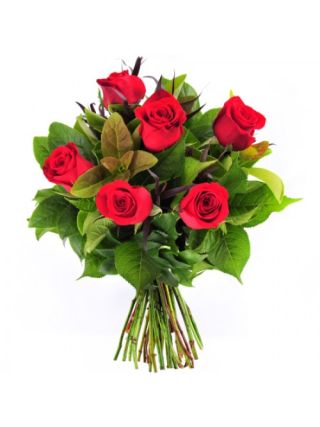 Six roses  - Fresh Flowers Dubai