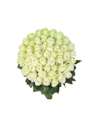 White Roses Bouquet - Fresh Flowers Dubai