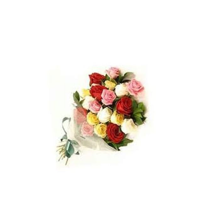 18 MIX ROSES HAND BOUQUET