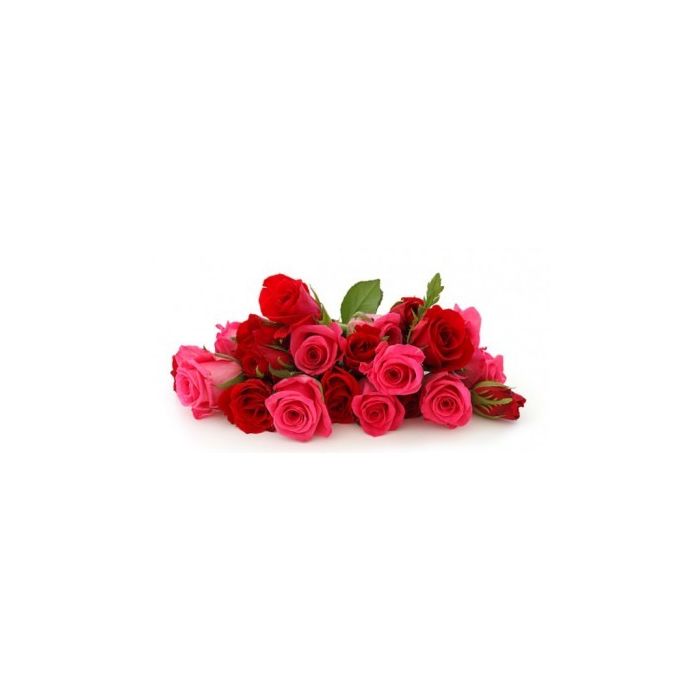 25 ROSE ROSSE E ROSA BOUQUET / BOUQUET 