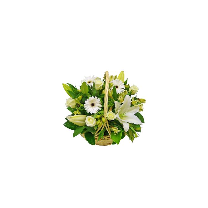 Arrangement of White Flowers