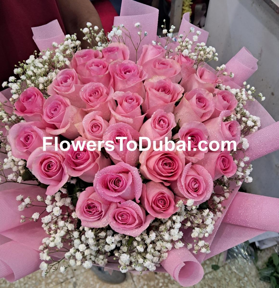 fresh pink roses 31 roses